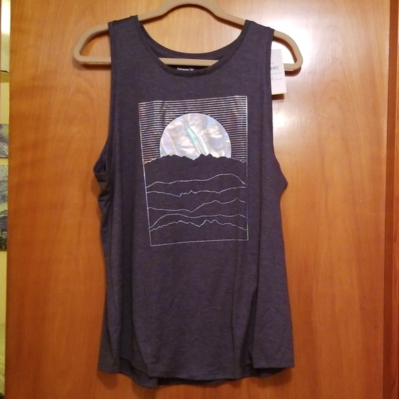 **NWT** Old Navy gray tank top, XL - Picture 1 of 2